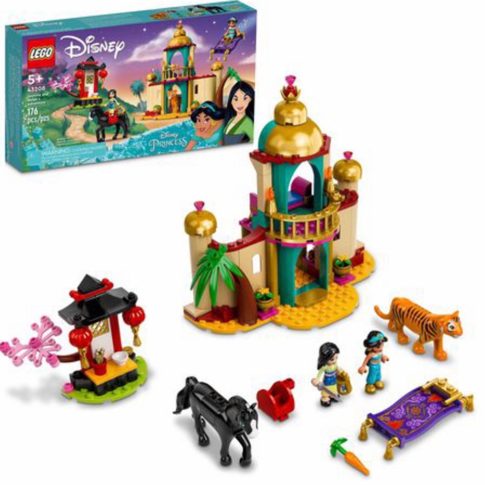 BRAND NEW LEGO Disney Princess Jasmine and Mulan’s Adventure (43208) Toy Set